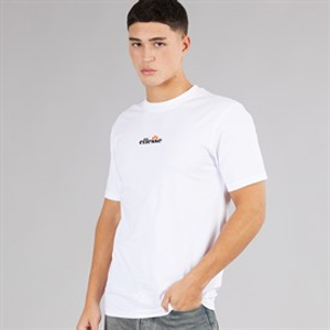 Ellesse Mens Ollio 2 Central Logo T-Shirt White