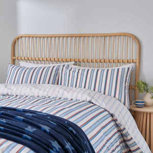 Elwood Stripe Duvet Cover SET, Blue