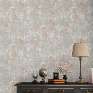 Galerie Welcome Home Distressed Texture Beige Metallic Wallpaper - WH30180