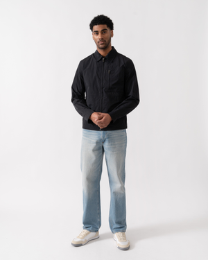 Belstaff Grid Mens Overshirt - Black