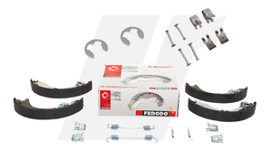 LR031947 - OEM Brake Shoes Kit by Ferodo - Range Rover Sport 2005-2013, Discovery 3 and Discovery 4 - Includes Fixings