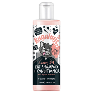 Bugalugs Luxury 2 in 1 Shampoo & Conditioner for Cats