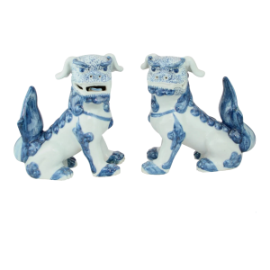 Pair of Mythology Foo Dogs