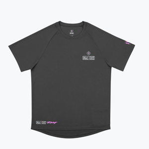 Short Sleeve Rider Jersey Racing - Grey