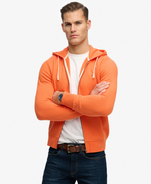 MONOGRAM EMB ZIPHOOD