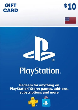 $10 PlayStation Store Gift Card PS5 / PS4 | PSN USA Account