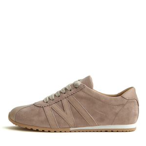 Nola Taupe Handcrafted Leather Sneaker (7 UK)