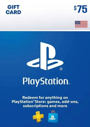 PlayStation Store Gift Card $75  PS5 / PS4 | PSN USA Account 