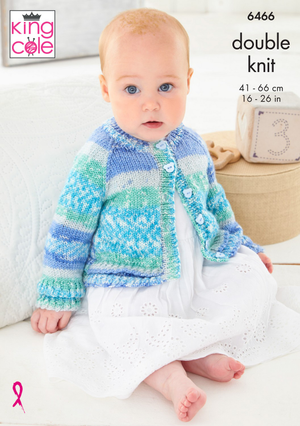 Cardigans in King Cole Baby Fjord DK (6466)