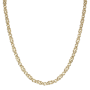 Pre-Owned 9ct Yellow Gold 18" Celtic Link Chain Necklace