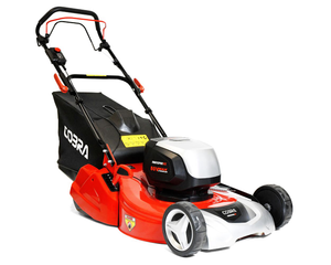Cobra RM51SP80VX Twin 40V MAX+ Self-Propelled Rear Roller Cordless Lawn Mower (with 2 x 40V 4Ah Batteries & 2 x Fast Chargers)