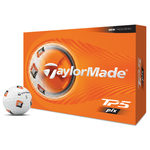 TaylorMade TP5 Pix Golf Balls - White