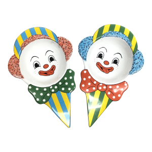Vintage Italy Adriagel Ice Cream Cup Ceramic Bowl Kids 50s Style