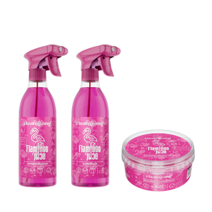 Pinkes Reinigungsset Flamingo