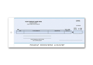 Compact General Disbursement One Write Center Check