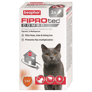 Beaphar FIPROtec Combo Spot-On Solution for Cats 