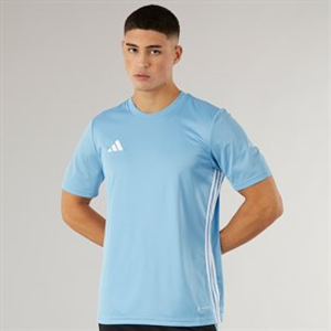 adidas Mens Tabela 23 T-Shirt Light Blue/White