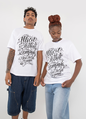 Illicit Diamond Script Tee