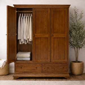Winchcombe Dark Oak Triple Wardrobe