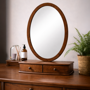 Winchcombe Dark Oak Dressing Table Mirror