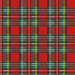 Red and Green Tartan Oil Cloth – Heavy Quality I 1.4m Width - Price Per Metre 