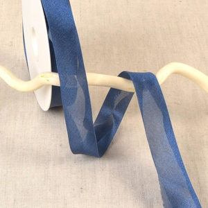 Biais métal irisé - Bleu