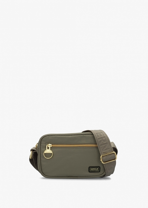 Micro Qualify Dusky Khaki Cross-Body Bag