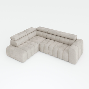 Bergamo Left Corner Sofa Soft Champagne