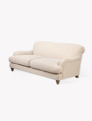 Elmore 3-Seater Sofa Cream Ticking Stripe