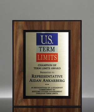 Color Printed Value Plaque With Gold Plate