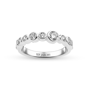 Ring Sardinien - White - Silver (S (UK))