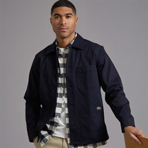 Lacoste Mens Long Sleeve Overshirt Abysm
