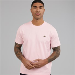 Lacoste Mens Crew Neck T-Shirt Flamingo