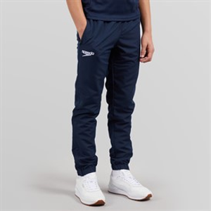 Speedo Junior Club Plain Tapered Cuffed Track Pants Navy
