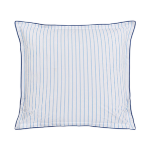 Seren Pair of Square Oxford Pillowcases, Blue/Pink