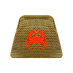 Crab Neon Black Clutch