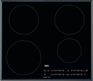 AEG IKB64401FB 5000 Series Induction Hob 59cm 4 Cooking Zones Touch Controls