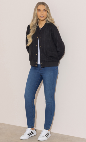 Full Length Pull On Jeggings - Mid Blue