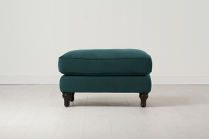Model 15 - Ottoman - Velvet Kingfisher
