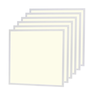 6x LED Panel Lights 600x600 - 36W - 100 Lm/W - 3000K Warm White - Flicker Free - UGR <22 - 3 Year Warranty