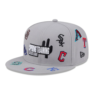 Cactus League Logo MLB Scattered Grey 9FIFTY Snapback Adjustable Cap