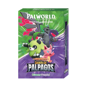 Palworld Official Card Game - Set 01 - Dawn of Palpagos - Green-Purple Trial Deck