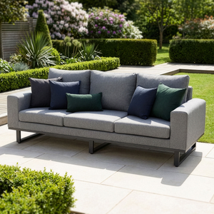 Maze - Outdoor Fabric Ethos 3 Seat Sofa - Zinc Grey