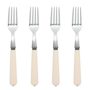 Large Ivory Forks, Set of 4