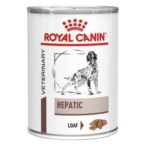 Royal Canin Hepatic Tins for Dogs - Pack Size : 12 x 420g Tins