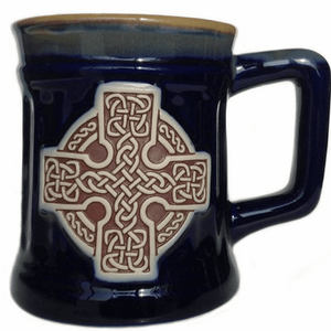 Celtic Cross Stoneware Mug