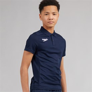 Speedo Junior Club Dry Polo Shirt Navy