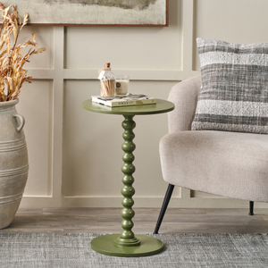 Margaux Olive Wood Bobble Side Table