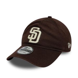 San Diego Padres MLB Core Merino Wool Dark Brown 9TWENTY Adjustable Cap