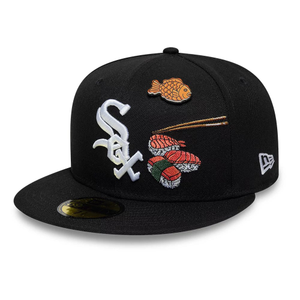 Chicago White Sox MLB Food Black 59FIFTY Fitted Cap